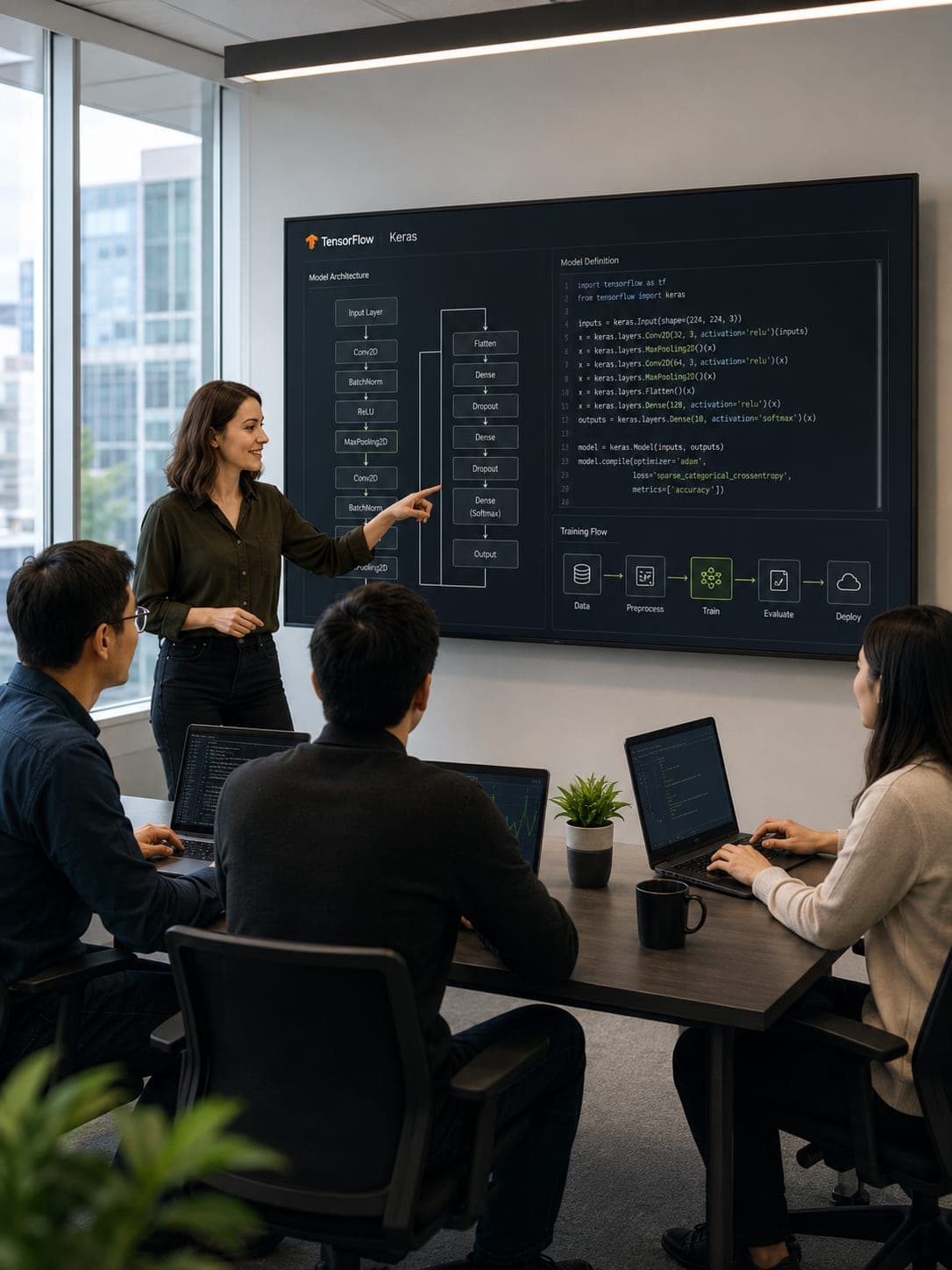 TensorFlow Development delivery process at VectovateAI