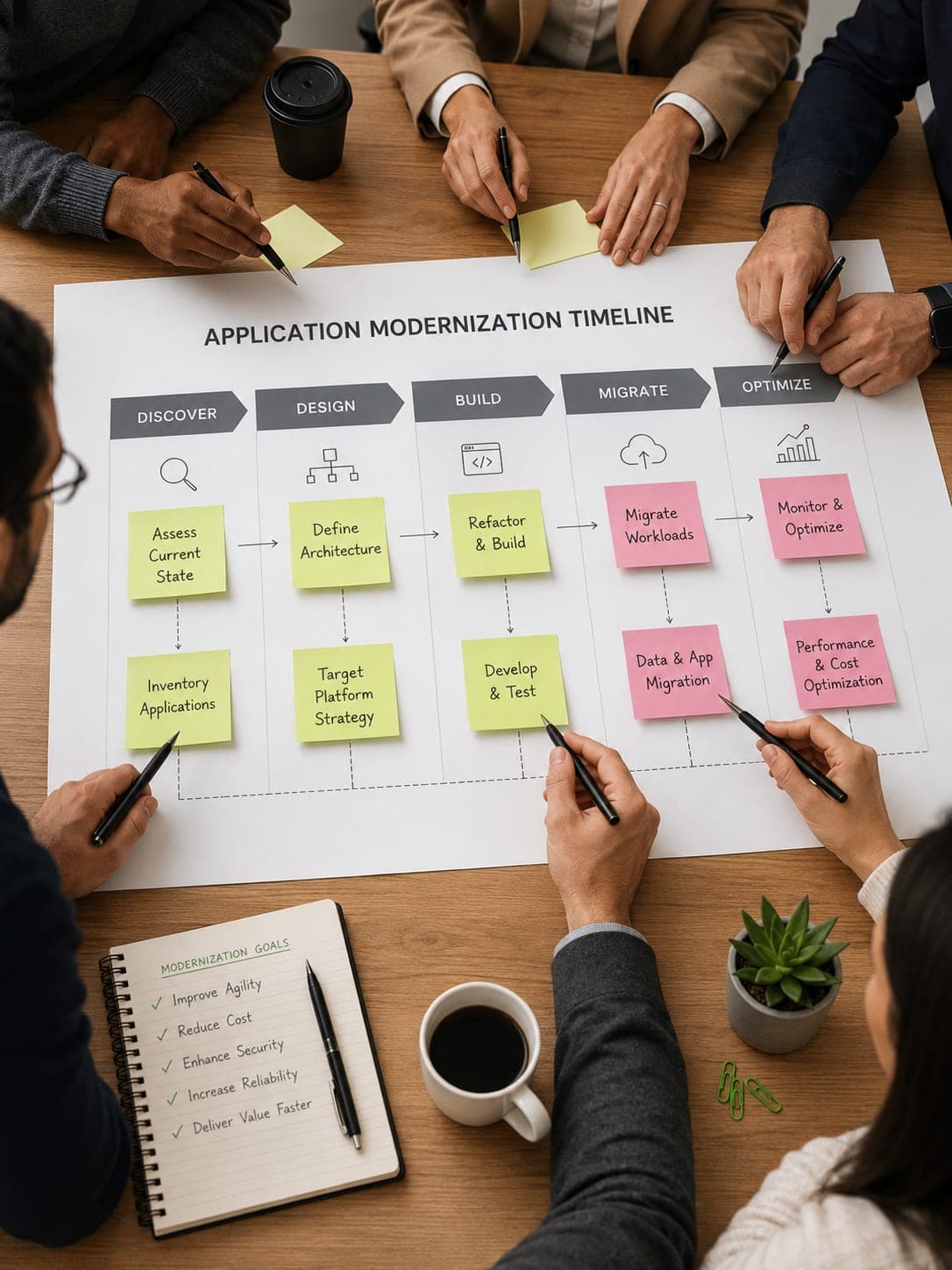 Legacy Application Modernization delivery process at VectovateAI