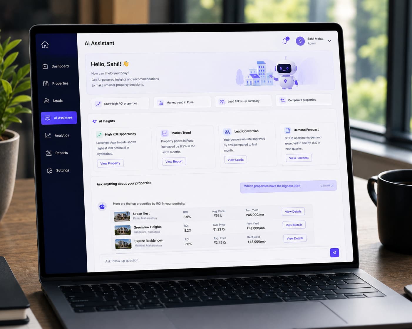 How We Built an AI-Agentic Property Ecosystem — build screenshot 2
