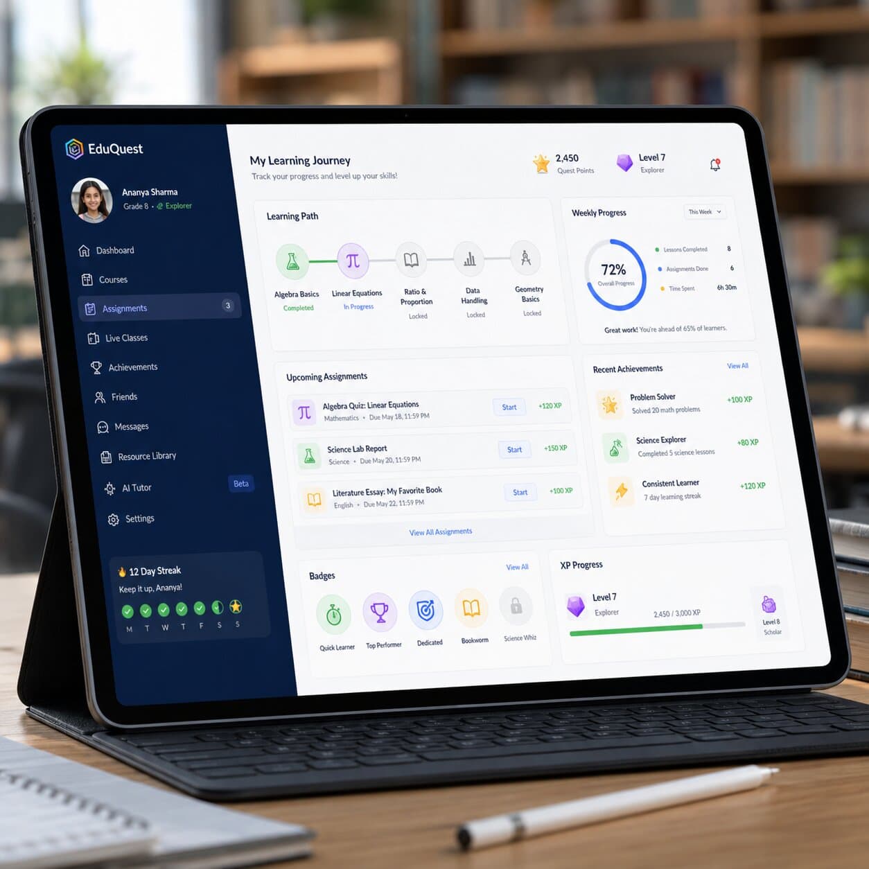 Modernizing E-Learning via Gamified Interaction — build screenshot 2